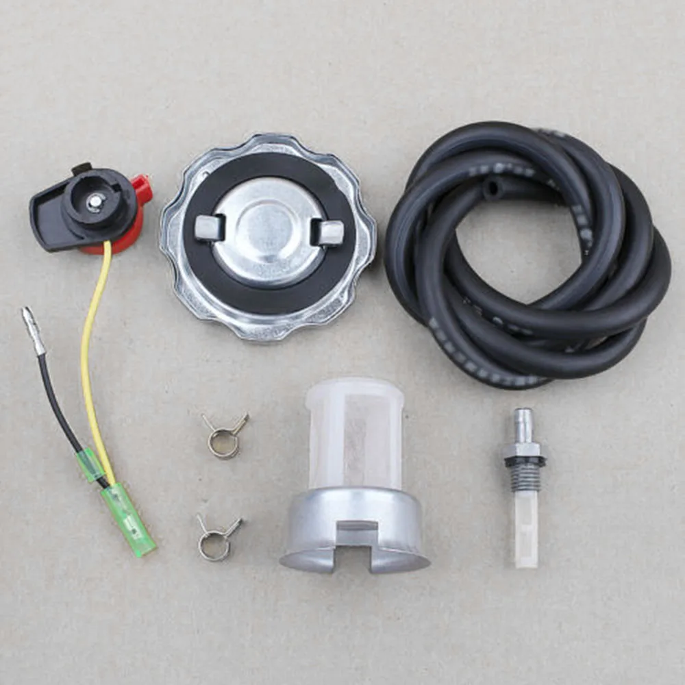 

Fuel Gas Tank Cap Kit For Honda GX160 GX200 GX270 GX340 GX390 Engine Off Switch Garden tools chain saw Parts Air Fuel Filter