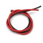 1 метр красный + 1 метр Черный 8AWG силиконовый провод кабель силиконовый гель гибкий кабель