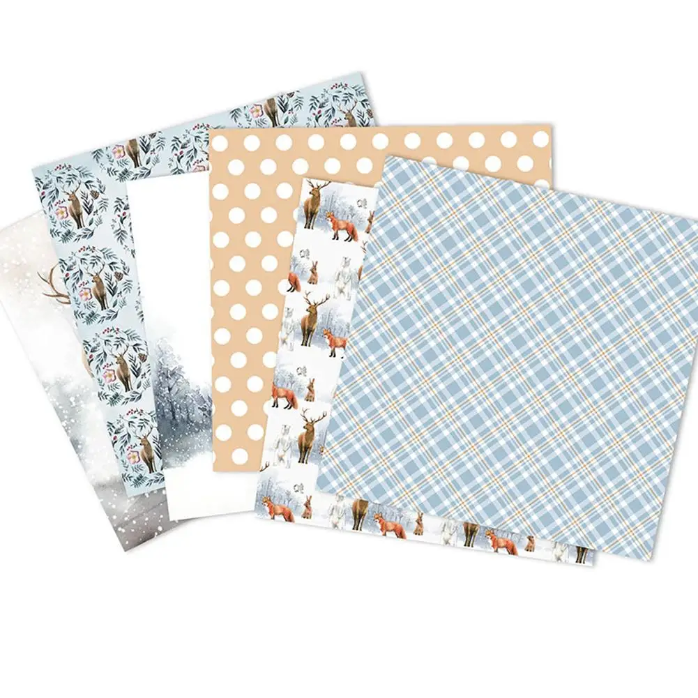 

Наклейки для фотоальбомов ярких цветов Рождественский узор бумажный фотоальбом декоративный бумажный фон для карт