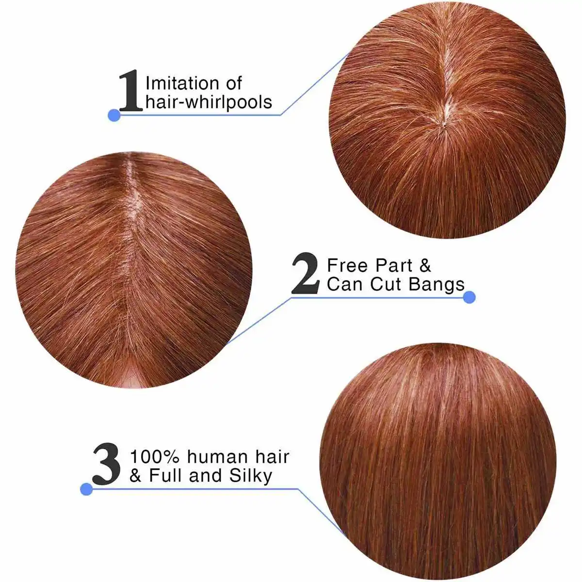 24 Inch 100% Real Human Hair Brown Straight Training Head Hairdressing Practice Mannequin Model Doll | Дом и сад