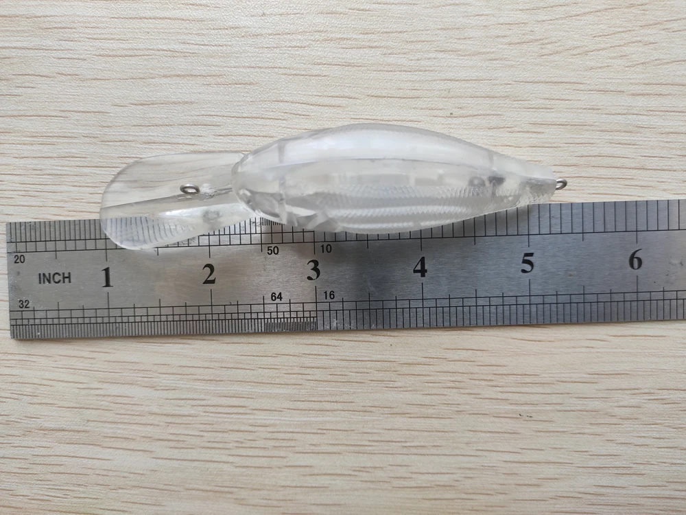 10 шт. Неокрашенная рыболовная приманка плавающая DD Кривошипные приманки