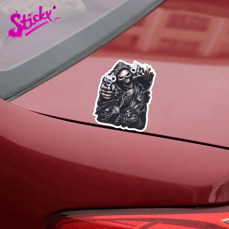 

STICKY Accessories Grim Reaper Assasin Skull Anime car sticker decal decor motorcycle Off-road laptop trunk guitar Vinyl sticker