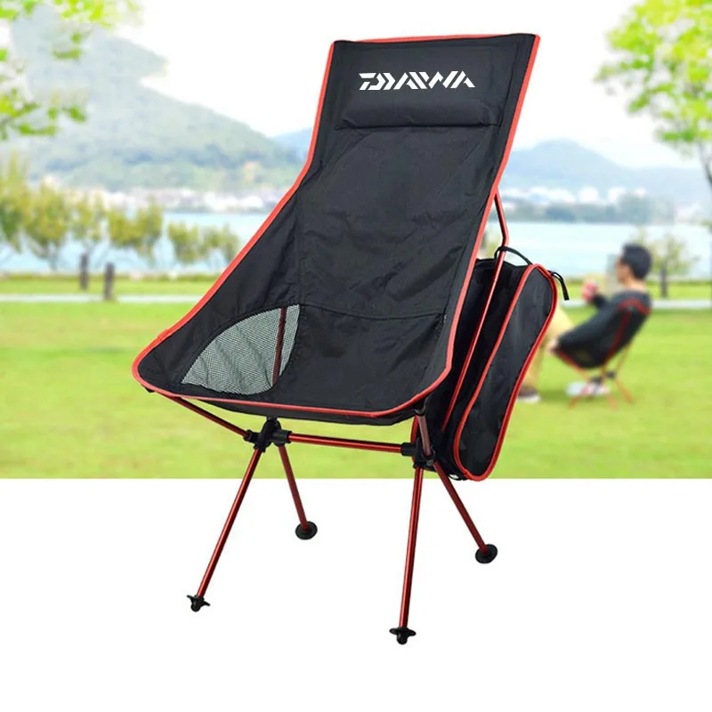 Jual Kursi Memancing Berkemah Dapat Dilipat Perjalanan Lampu Luar Ruangan Sandaran Dapat Dilipat Portabel Hiking Lounge Kursi Alat Pancing Pantai