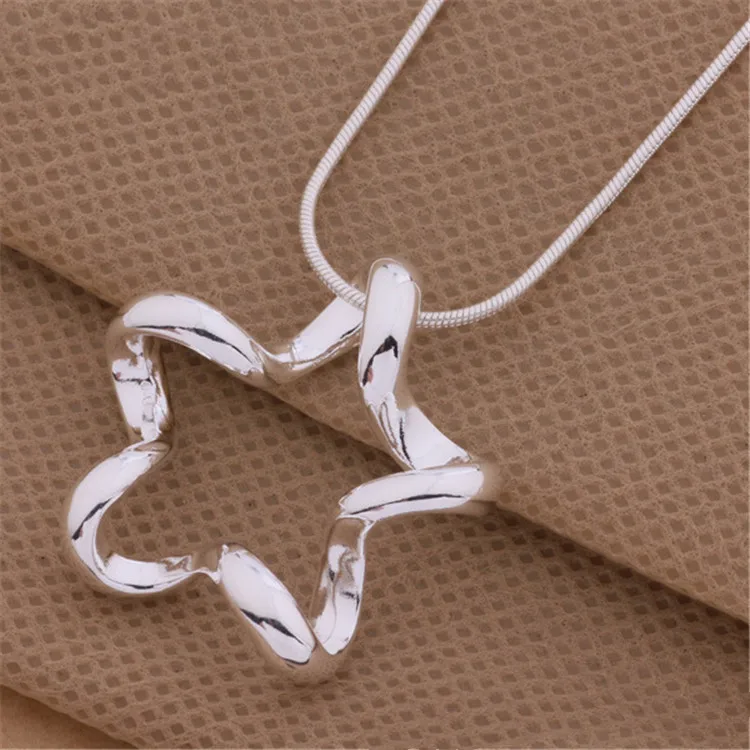 

Fashionable Personality Hot-Selling Mobius Ring Necklace Niche Jewelry For Men And Women, Corrugated Five-Pointed Star Pendant