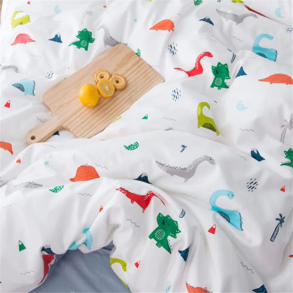 2019 красочные в виде динозавров из мультиков Постельное белье Роскошные