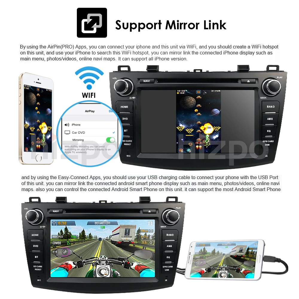 4G WIFI 2GB RAM Android9.0 Quad Core Car DVD Player GPS Navi Stereo Radio for MAZDA3 MAZDA 3 2010 2011 2012 2013 TPMS DAB DVR BT