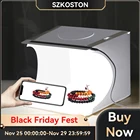 Портативный световой короб для фотостудии, 1 светодиодный светильник, софтбокс, 6 цветов