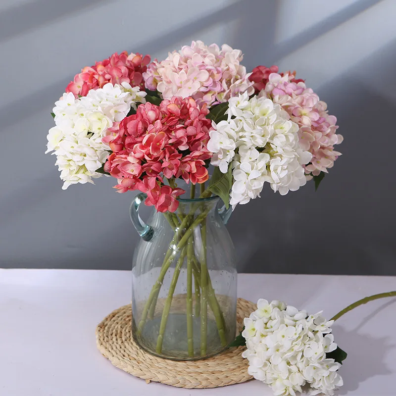 Мини искусственная Гортензия с 6 вилками букет тычинками цветок для свадьбы дома