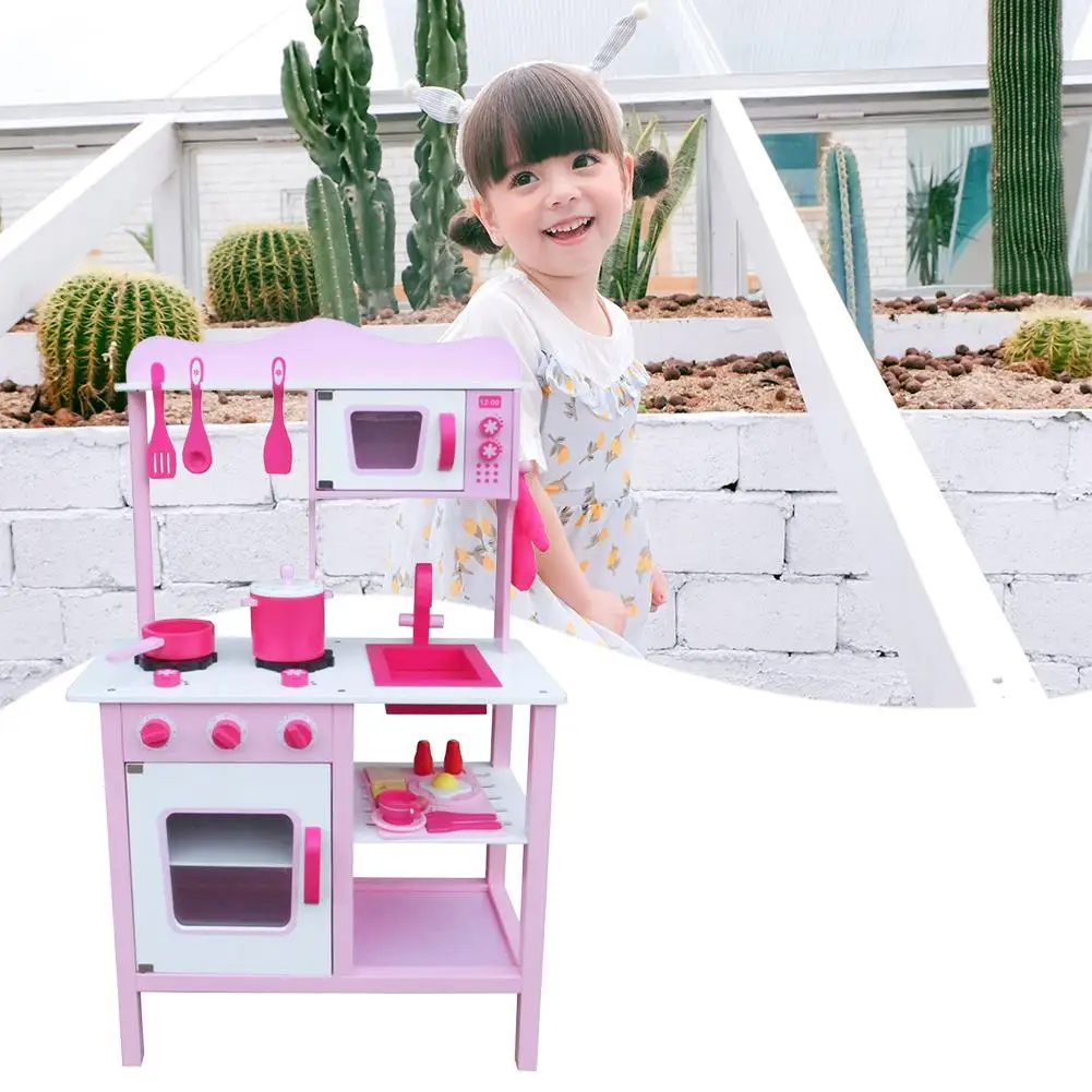 

Children Kitchen Toys Simulation Dinnerware Educational Toys Mini Kitchen Food Pretend Play Role Playing Girls Toys Cooking Se