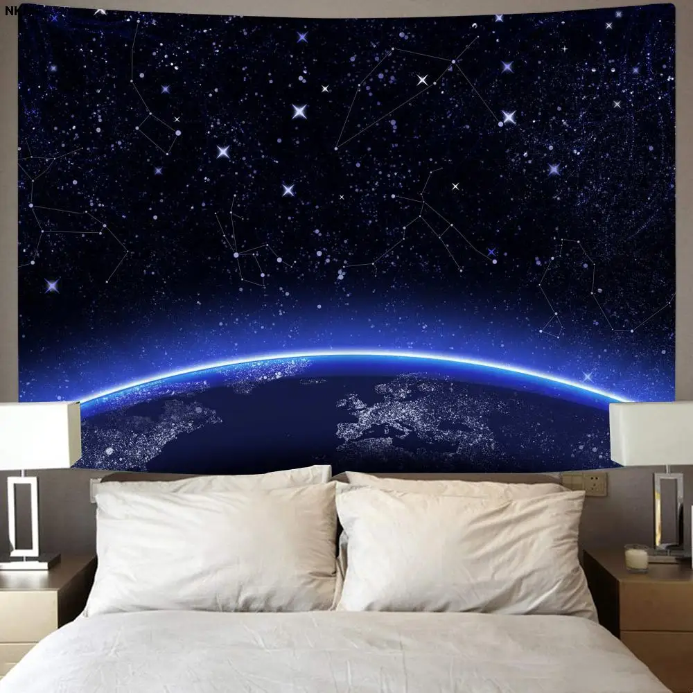 

NKNK Brand Galaxy Tapestry Space Home Tapestrys Universe Wall Tapestry Star Tenture Mandala Decor Boho decor Hippie Printed