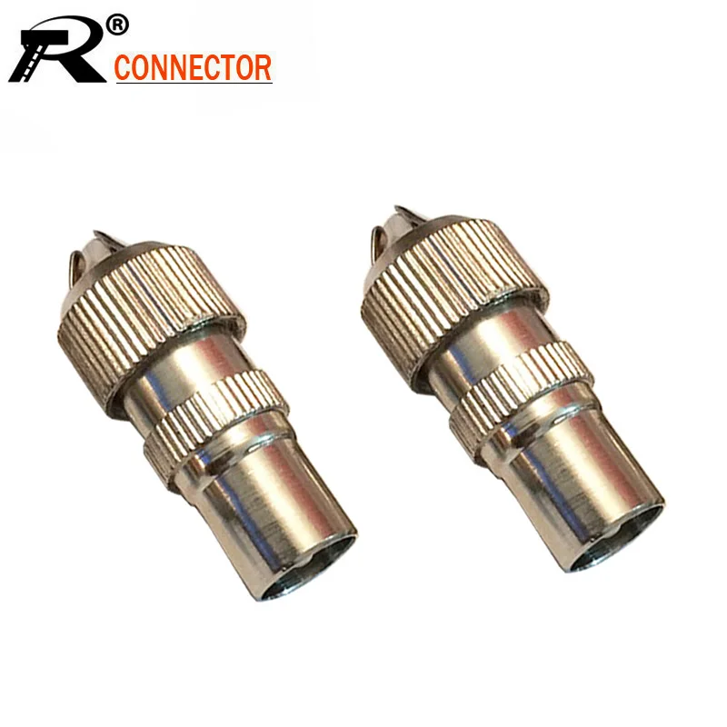 Металлический штекер для телевизора UDARA 10 шт./лот разъем типа F цифровой кабель