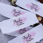 20*60 мм , персонализированная Этикетка из органического хлопка, этикетка для шитья логотипа или текста 20-100 шт.