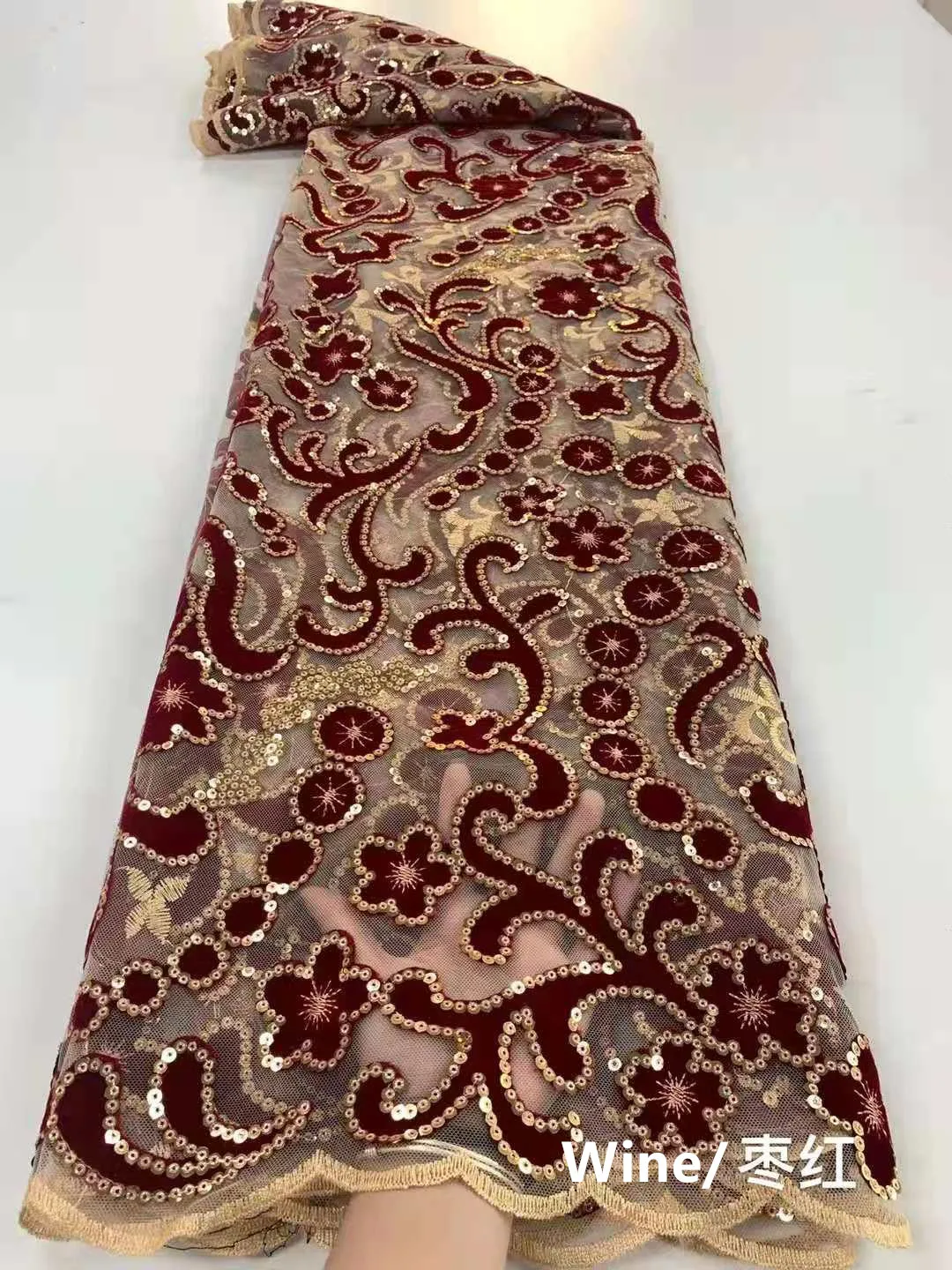 

Красивый дизайн платья с блестками, фланелевая вышивка, африканская ткань/французское Тюлевое Сетчатое кружево/для женских платьев/вечерн...