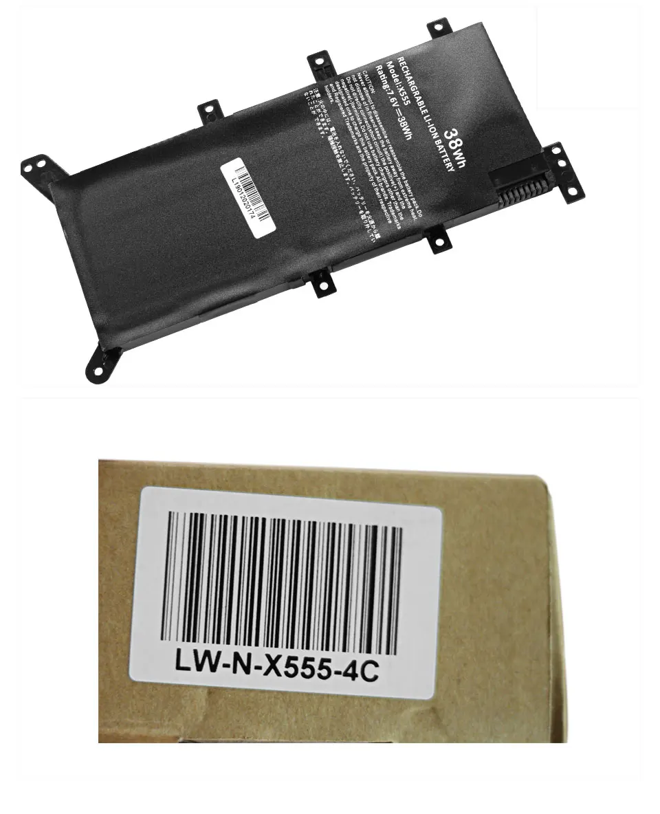 38wh 7,6 V Аккумулятор для ноутбука ASUS C21N1347 X554L X555 X555L X555LA X555LD X555LN VM590LF A555L K555L K555LD R557LP R556M R556L