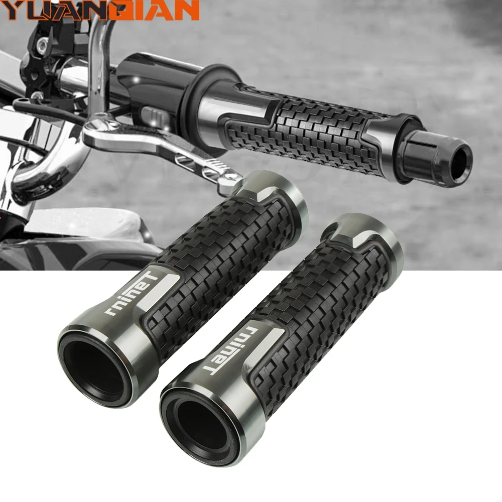 

Hot sale 7/8''22mm For BMW RNINET Universal Motorcycle Cnc Aluminum Rubber Hand Grip Bar handlebar grips
