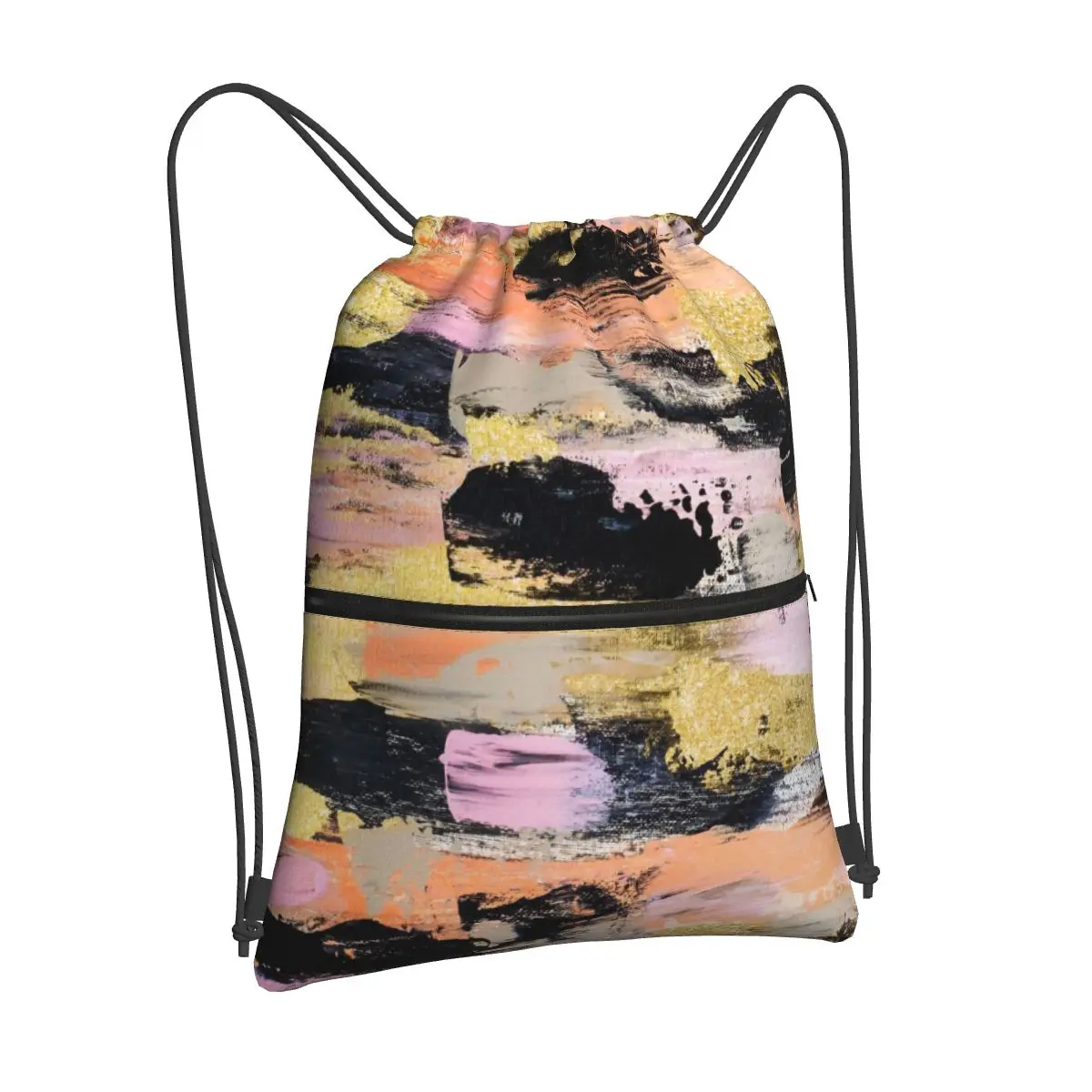 

Men's and women's drawstring backpacks, men's and women's floral backpacks, printed travel and fitness shopping bags