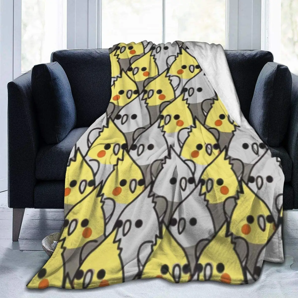 

Many Cockatiel Throw Blanket Micro Plush All Season Fleece TV Blanket for Bed or Couch blanket blankets and throws