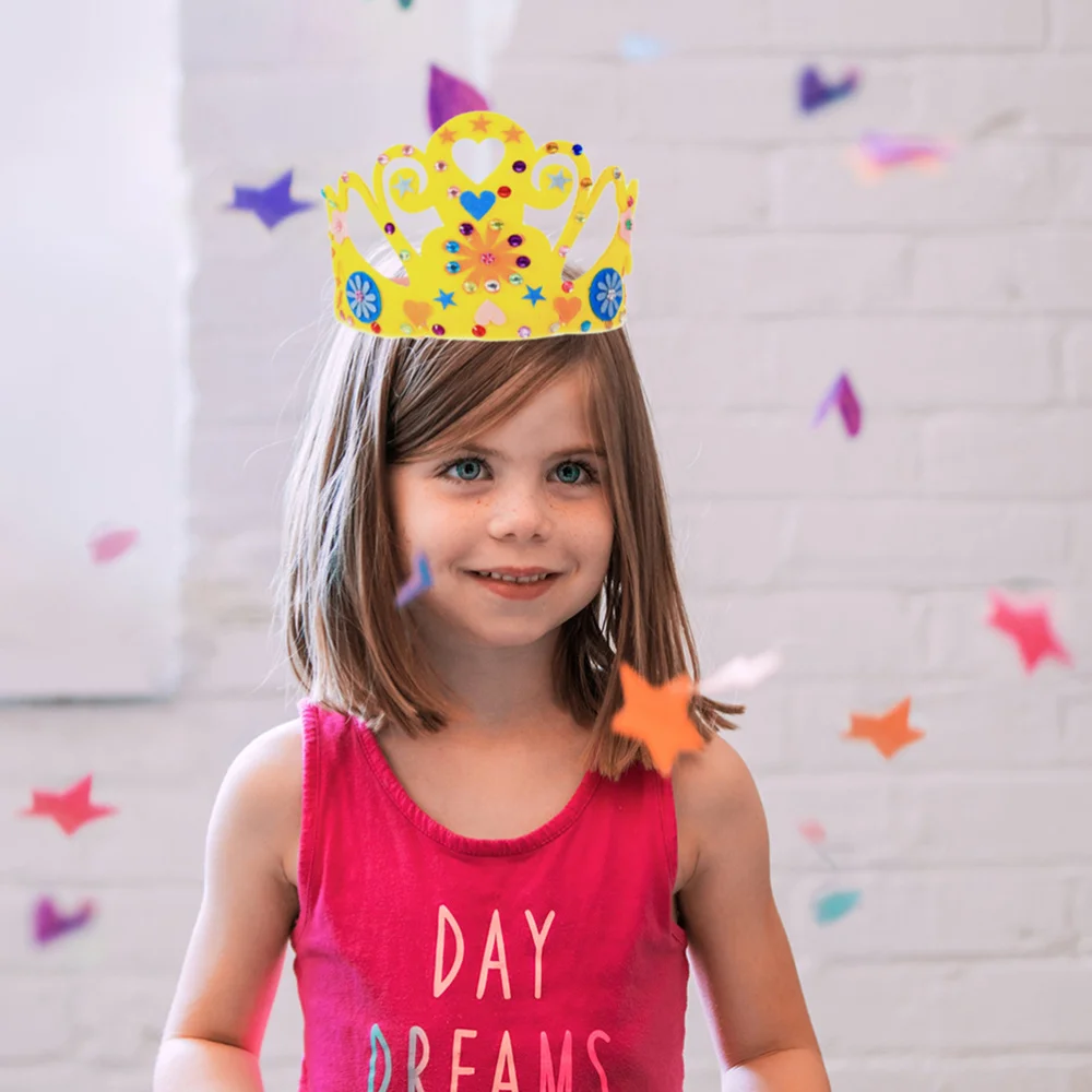 

6 Sets Making DIY Crown Decor Hat Party Supplies Hat Making Supply
