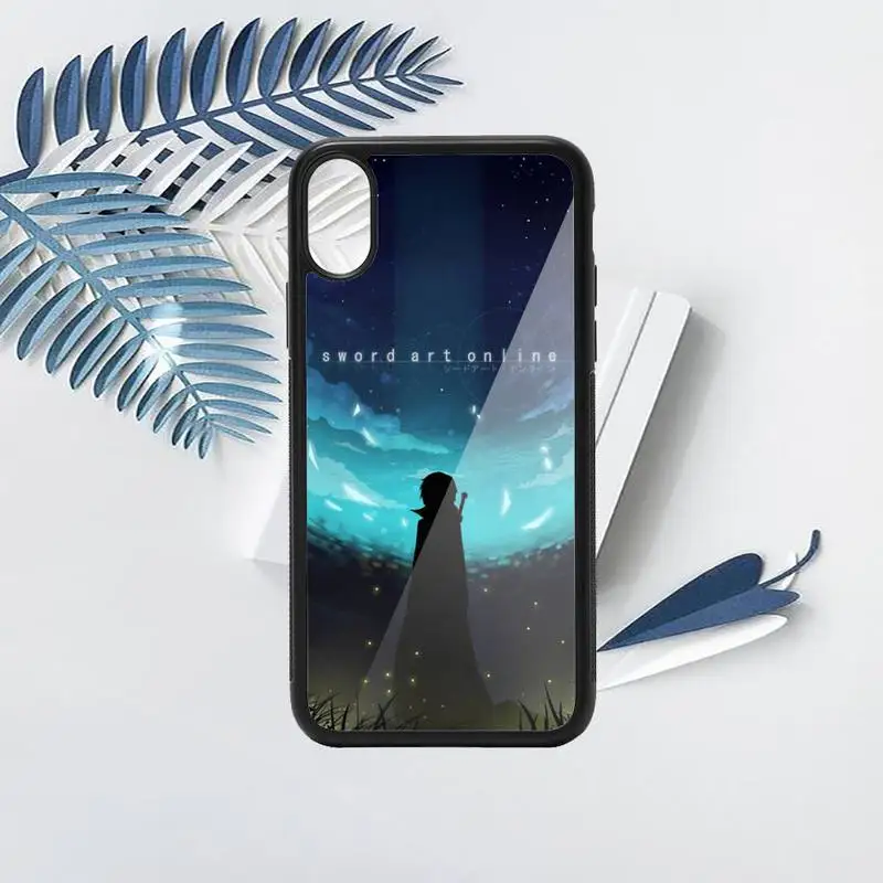 

Sword Art Online SAO japanese Anime design shell funda Phone Case PC for iPhone 11 12 pro XS MAX 8 7 6 6S Plus X 5S SE 2020 XR