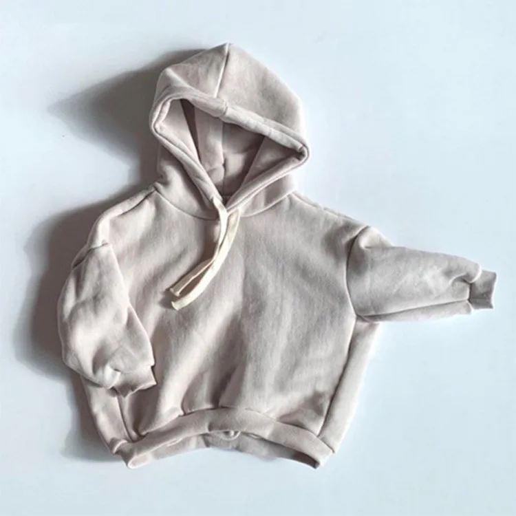 

2021 детская одежда Новинка для мальчиков и девочек Удобный Повседневный свитер с капюшоном и кулиской TZ123