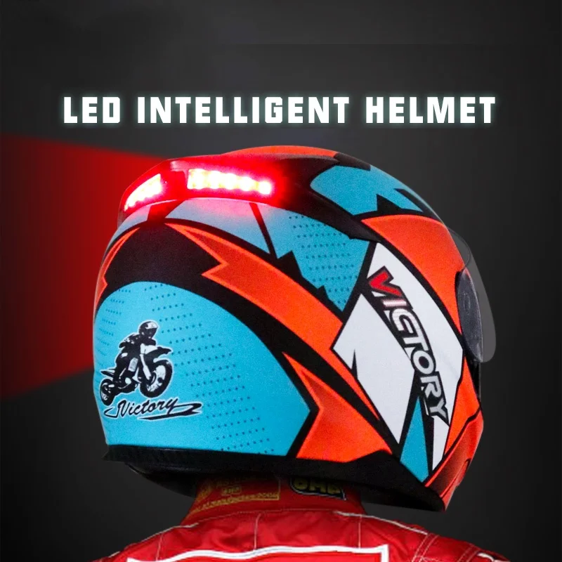 

Мотоциклетный шлем, профессиональный гоночный шлем на все лицо, в горошек, для езды по бездорожью