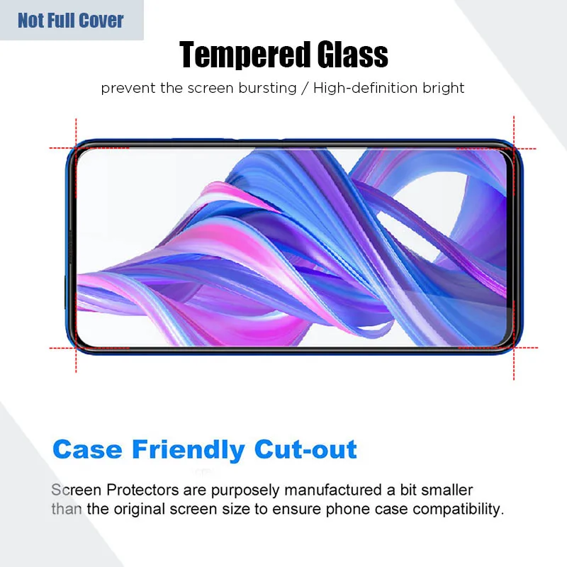 9H Защита экрана для Honor X10 Max 5G 9X Lite 9S 9C Play 9A закаленное стекло Huawei 4 Pro 4T 30 |