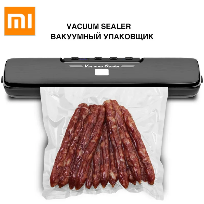 Бытовой вакуумный упаковщик XIAOMI 220 В/110 В с функцией Сохранение свежести
