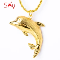 sunny jewelry fashion necklacecollar fish pendant copper hollow animal cute style for women man high quality classic trendy