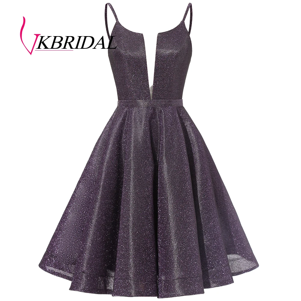 Vkbridal Выпускные платья с V-образным вырезом 2020 новое красивое блестящее платье для