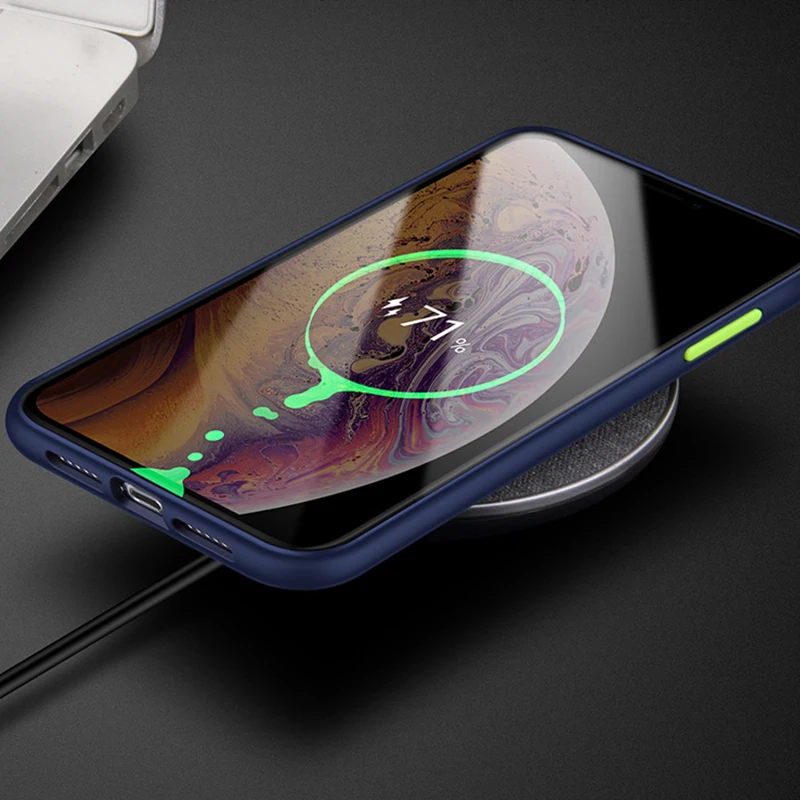 luxury shockproof frosted transparent phone back etui.coque.cover.case for xiaomi mi 9 pro 5g mi9 9pro mi9pro case silicone pc | Мобильные