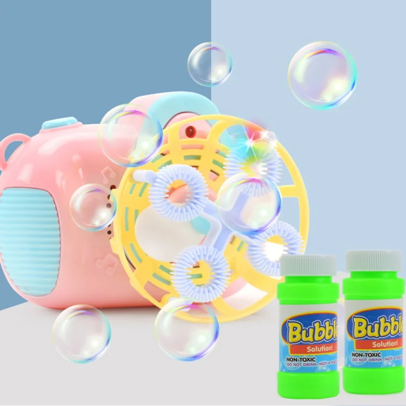 Пузырчатая машина с красивым стилем автоматический вентилятор мыльная пушка