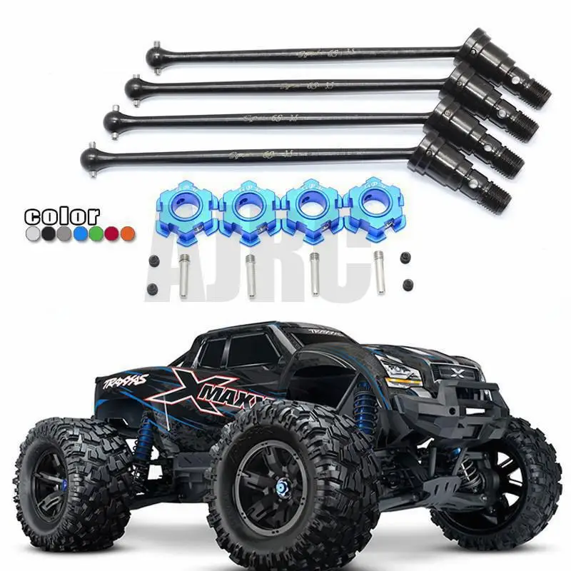 

Trax 1/5 X-MAXX 8S Dog bone X-MAXX 45# steel front and rear universal joint + aluminum alloy hexagon adapter 7750X 7768