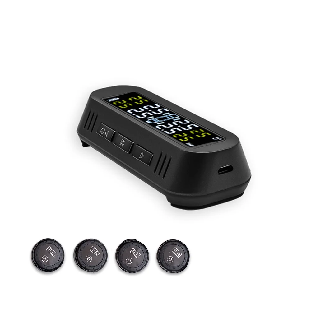 Riboton TPMS система контроля давления в шинах C261 Солнечная энергия Автомобильная