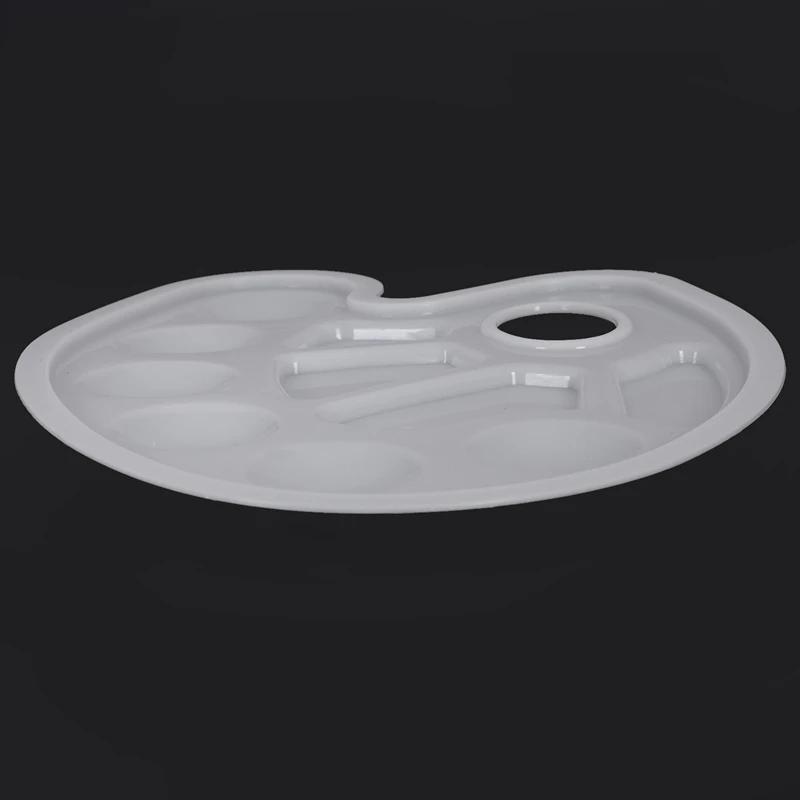 

Professional Paint Tray Palette 10-grid Thumb Hole, White