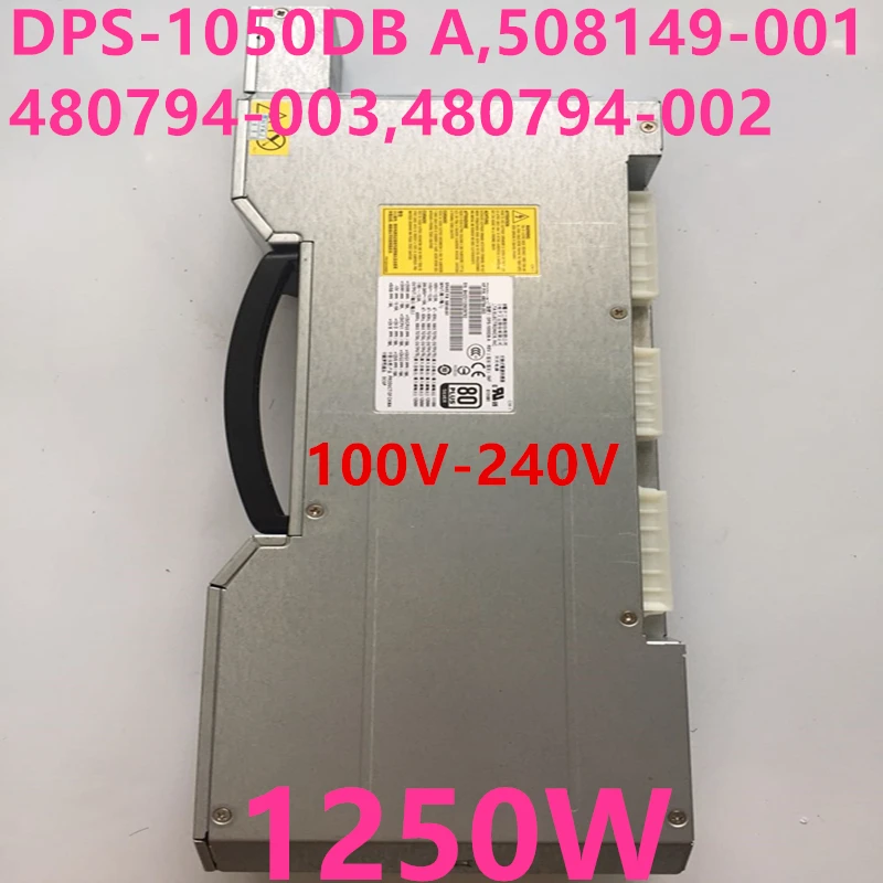 Новый оригинальный блок питания для HP Z800 1250 Вт Импульсный DPS-1050DB A 508149-001 480794-003