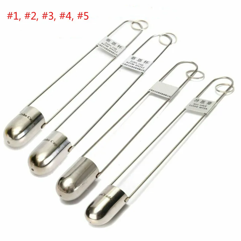 Copa viscosidad de acero inoxidable, vaso viscoso de precisi&oacute;n, viscos&iacute;metro, multiespecificaci&oacute;n-0