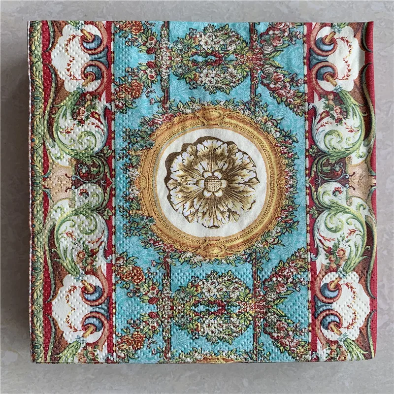 25cm Christmas vintage napkin paper elegant tissue patter bird fruit decoupage wedding birthday party decor beautiful serviettes | Дом и сад