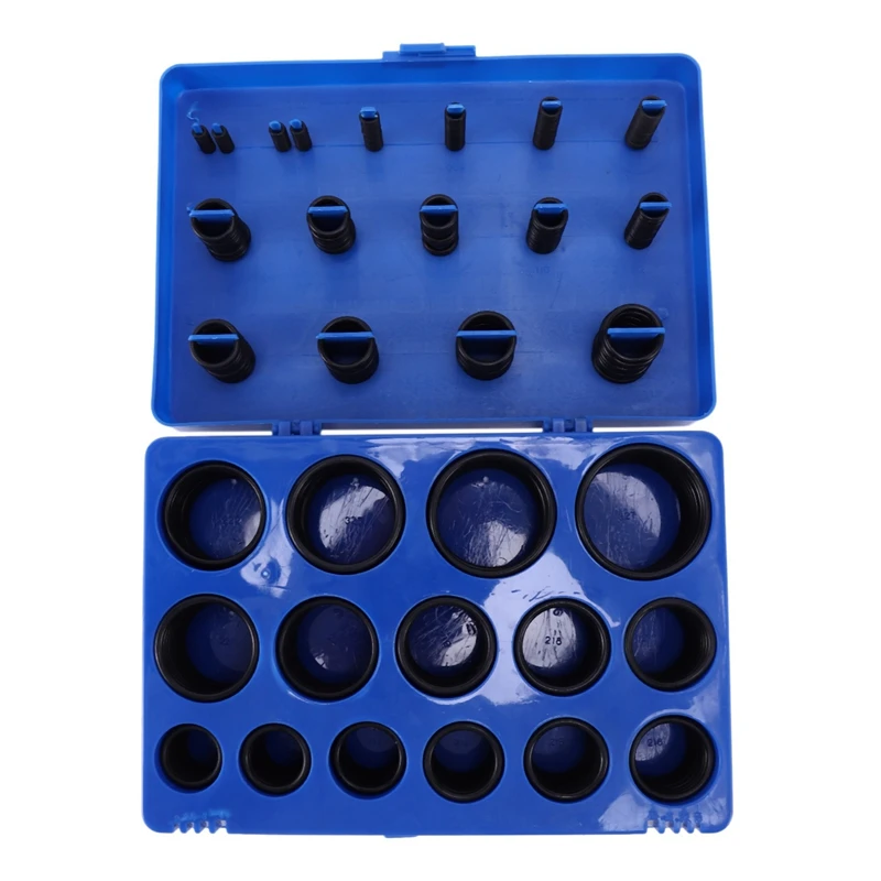 

382Pcs Rubber Ring Nbr O Rings Kit 30Sizes Nitrile O-Ring Seal Set Sealing Rings Gasket Assortment Set Kit Box Oil Waterproof