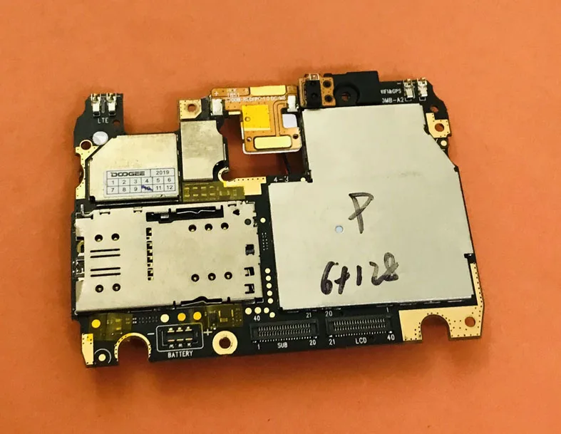 Оригинальная материнская плата 6 ГБ ОЗУ + 128 Гб ПЗУ для DOOGEE S90 Pro Helio P70 Octa Core 18 дюймов