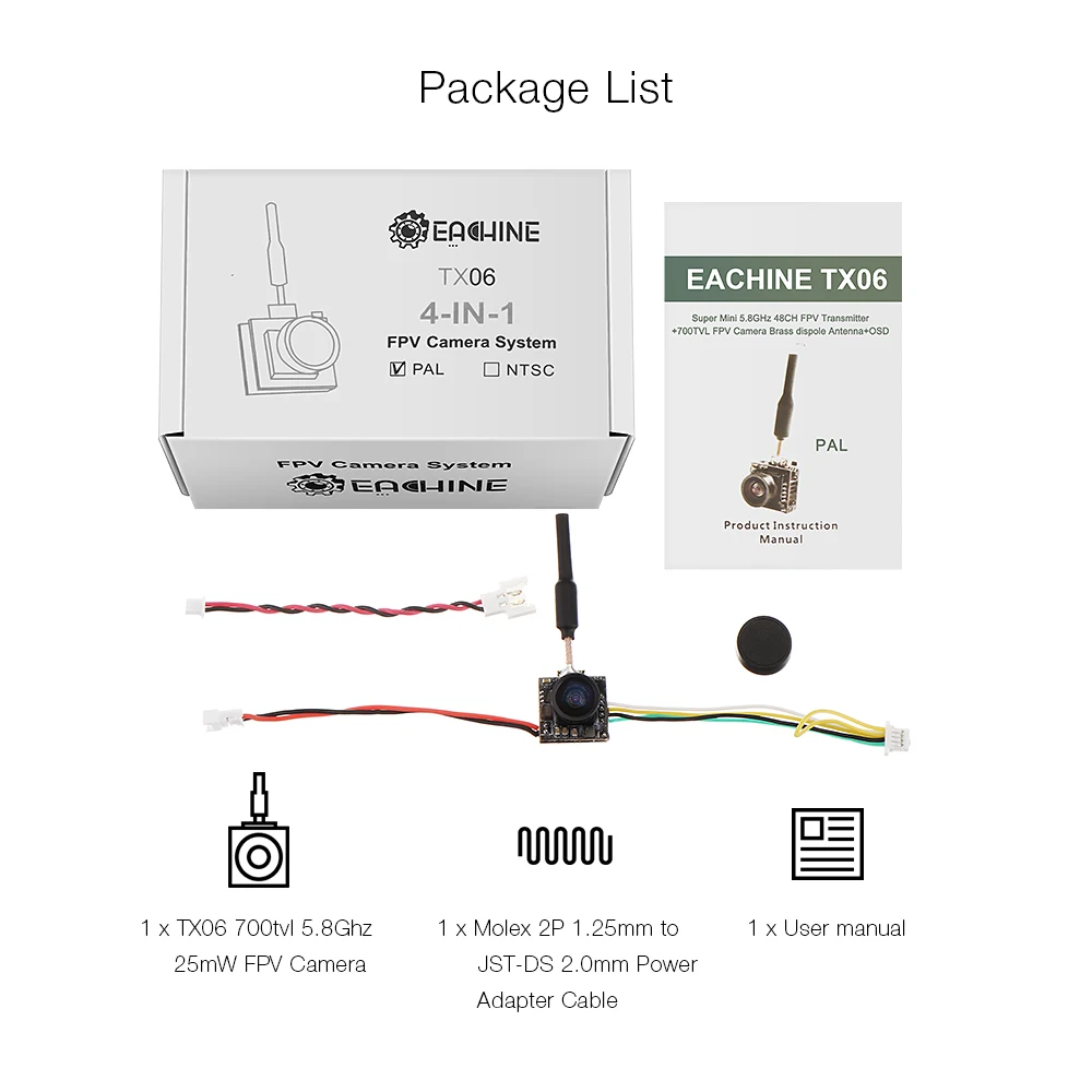 Дрон EV800D 5 дюймов Eachine * 800 HD DVR FPV мини-камера VTX TX06 PAL 700TVL | Игрушки и хобби