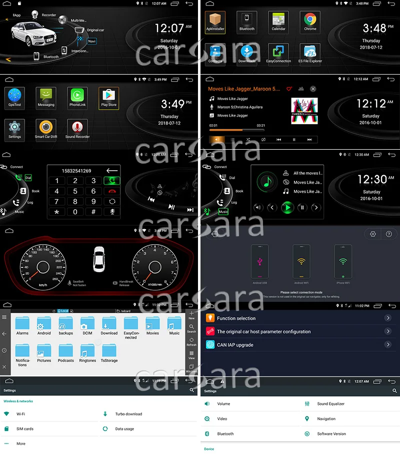 2G ram 32G rom Android Сенсорный экран для правого привода Audi A4 A5 2009- 10,2" дисплей gps Navi Радио мультимедийный плеер