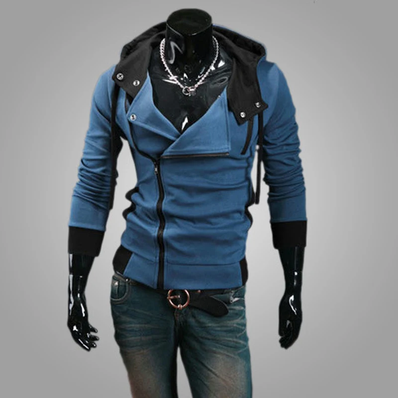 masculino zíper streetwear cardigan hoodies outerwear preto jaqueta com capuz