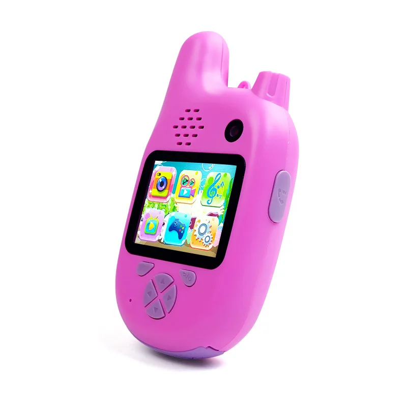 2 в 1 Детская камера Walkie Talkie 8MP с двумя объективами 0 дюймов IPS экран MP3