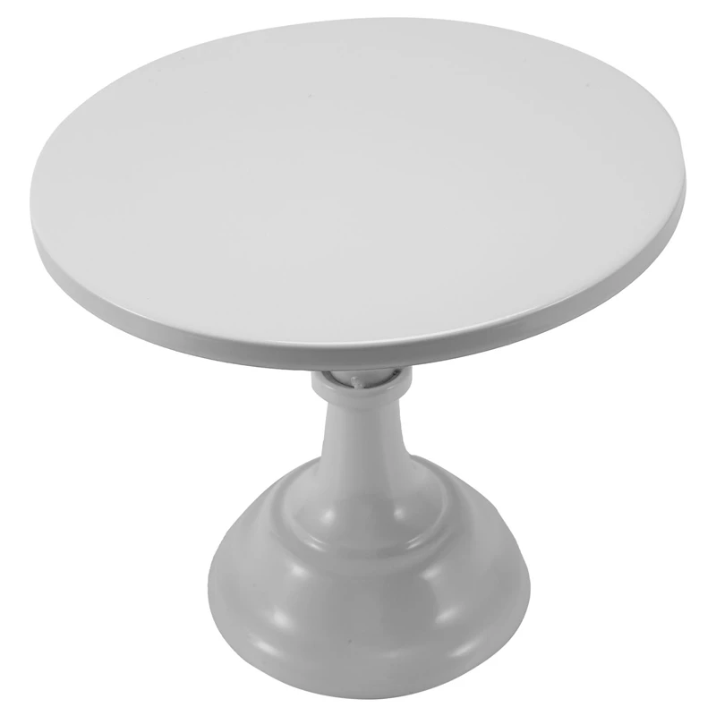 

Металлическая настольная круглая подставка для десертов, демонстрационная стойка для кексов, белая посуда для украшения на день рождения, ...