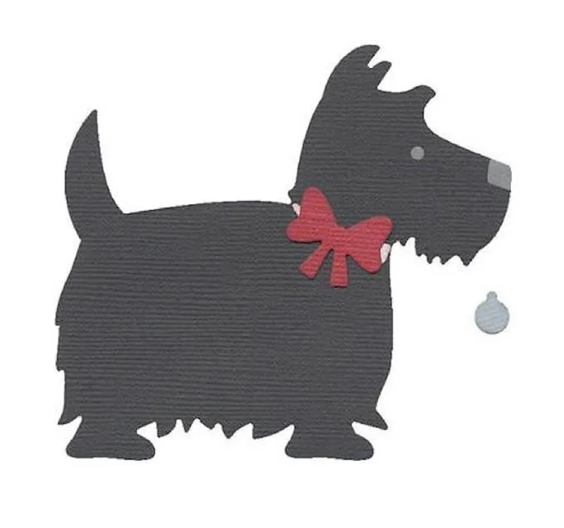 

Cute dog Metal Cutting Dies Stencil Scrapbook Album Embossing For Gift Card Making Handcrafts 2019 new