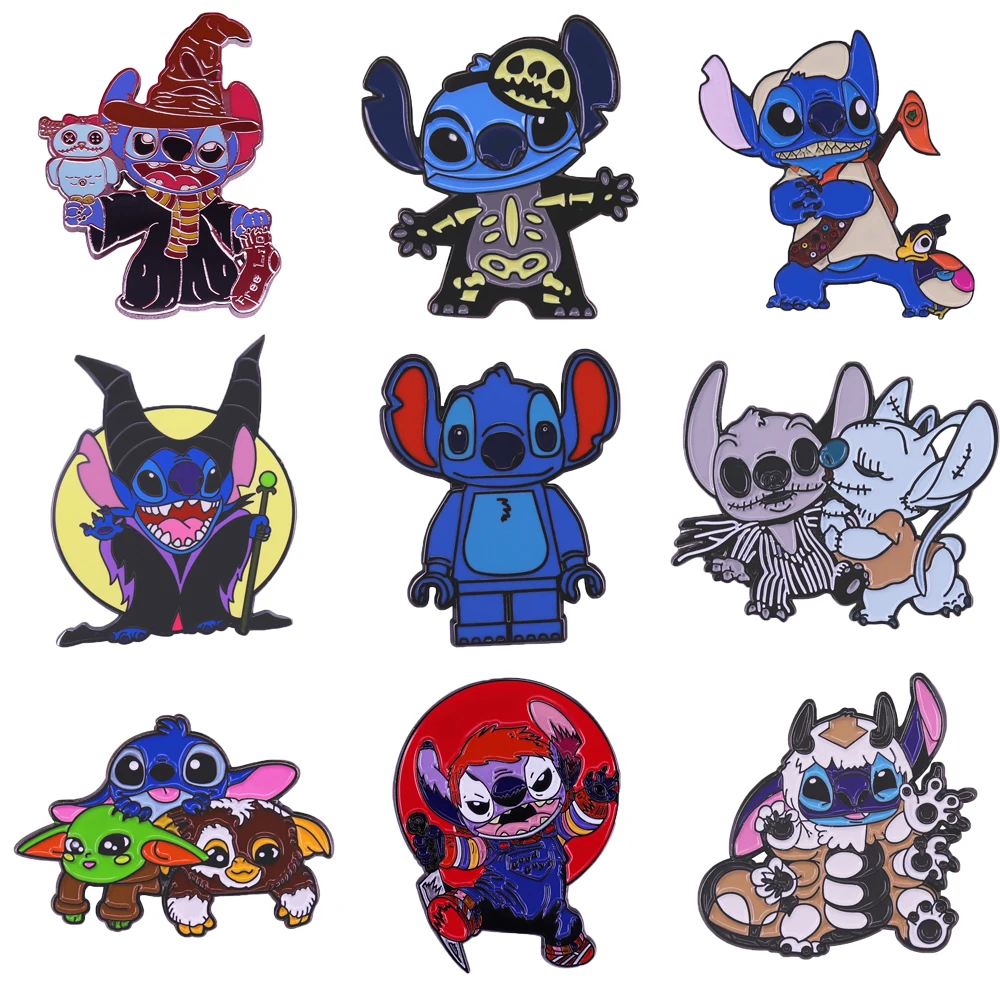 

Cartoons Cute Alien Creatures Creativity Enamel Pins Badge For Backpack Collar Lapel Pin Metal Brooch Jewelry Gifts For Friends