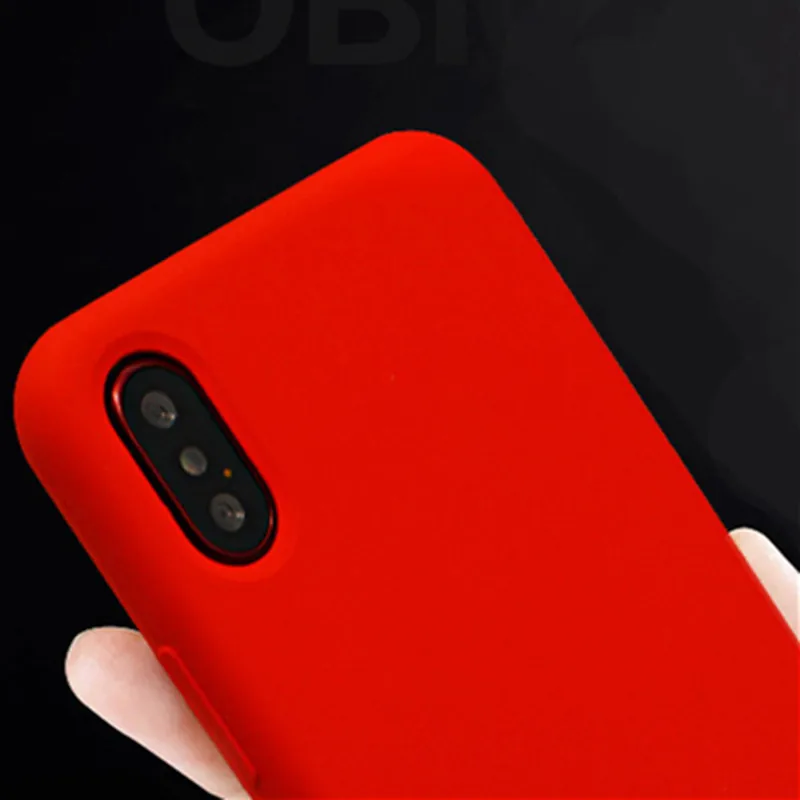 Лучшее качество силиконовый чехол для телефона Iphone X XS XR MAX 1:1 оригинальный мягкий