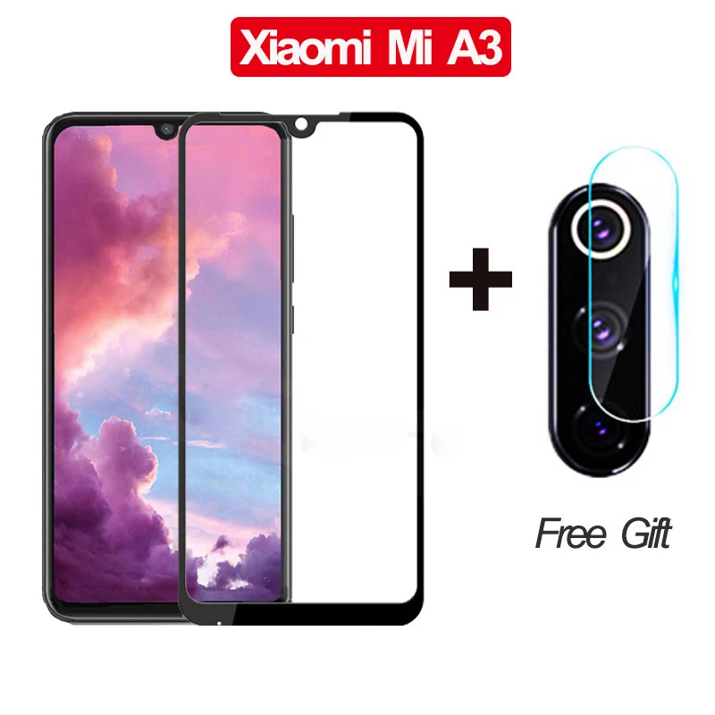 2-in-1 TemperedGlass ALLOPUT 3D стекло xiaomi a3 закаленное стекло Xiaomi Mi A3 против царапин полное покрытие MIA3 XIAOMI защитное стекло на сяоми ми а3 Xiaomi a3 стекло Xiaomi mi a3 сяоми ми а3 стекло - Цвет: 2-in-1 TemperedGlass