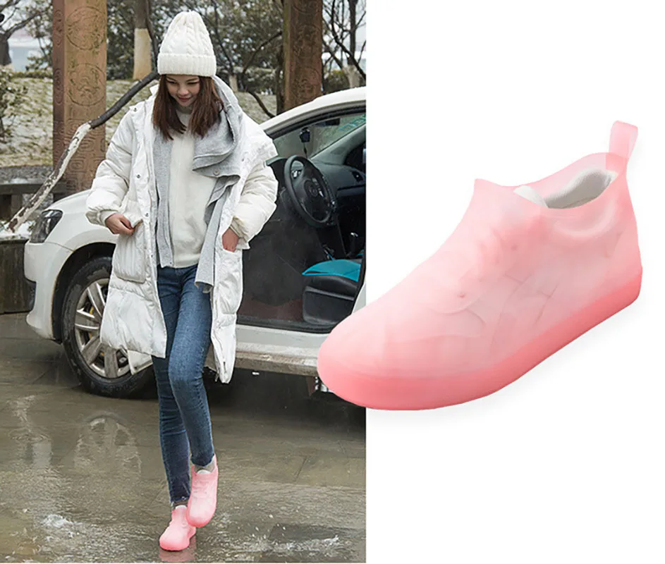 Shoe Cover Women's Soft  Comfortable and Wear-resistant Low-Tube Rain-Proof