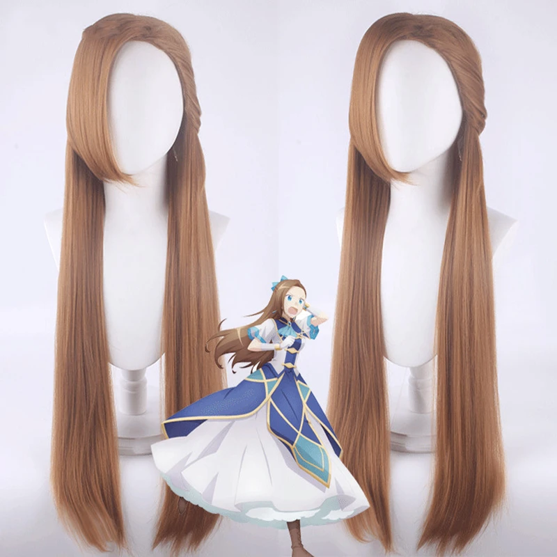 

My Next Life As a Villainess: All Routes Lead to Doom! Catarina Claes/katarina Claes Brown 80cm Long Cosplay Costume Wig